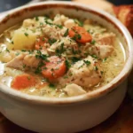 Slow cooker creamy chicken stew