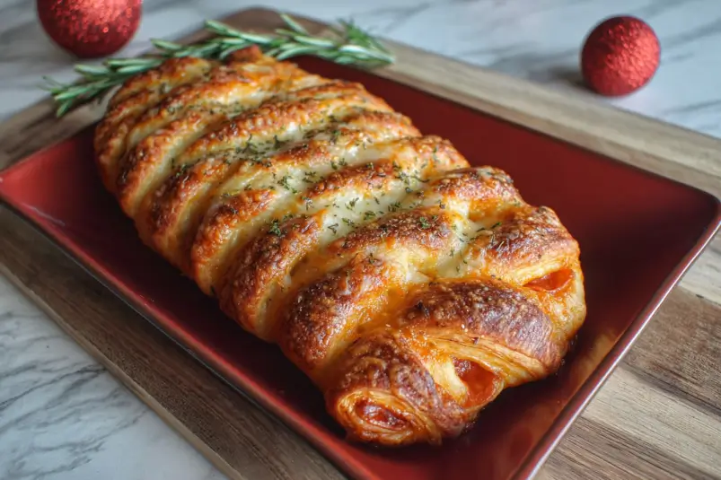Crescent roll pizza bites