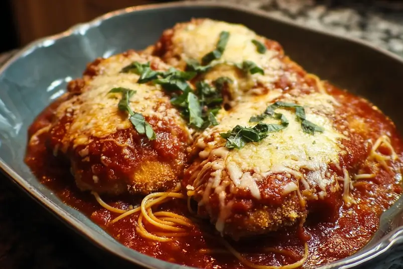 Chicken Parmesan in Crockpot