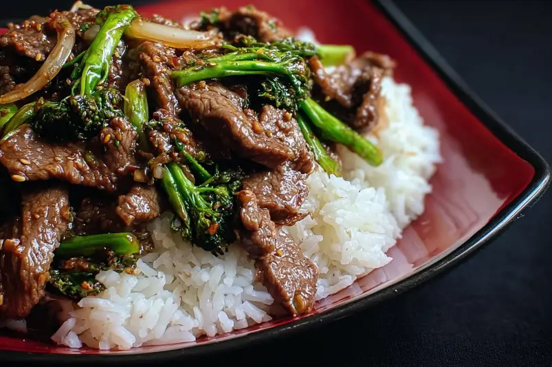 Sweet and Savory Mongolian Beef