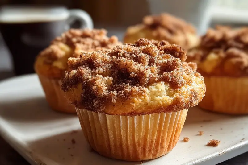 Coffee Cake Muffins: A Perfectly Sweet Start to Any Day 4 Buttery cinnamon muffins