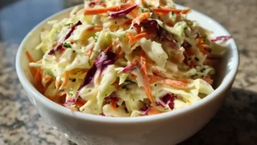 Healthy coleslaw recipe