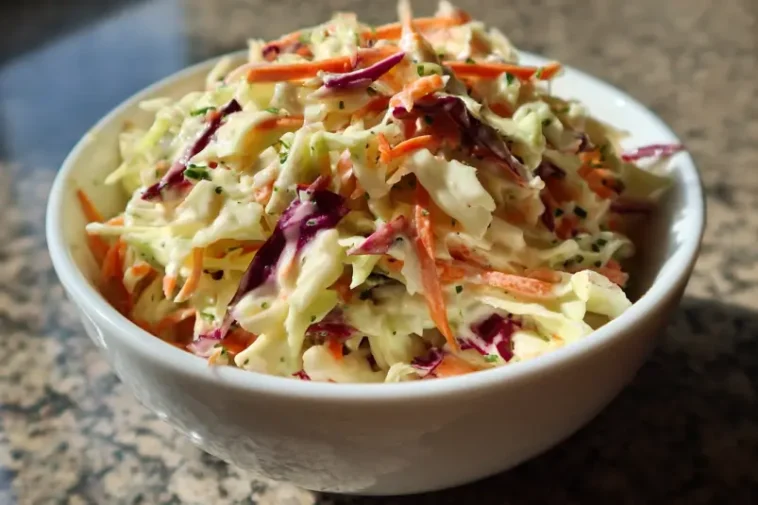 Healthy coleslaw recipe