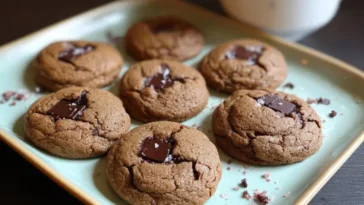 Mocha Chocolate Cookies
