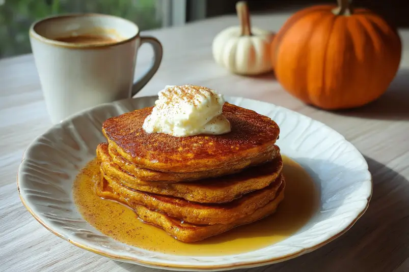 Spiced Pumpkin Pancakes