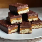 Healthy chocolate caramel bars