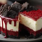 spooky red velvet dessert