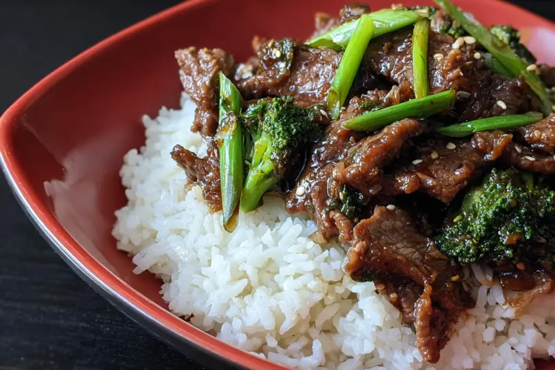 Sweet and Savory Mongolian Beef
