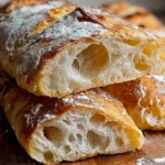 Artisan ciabatta bread