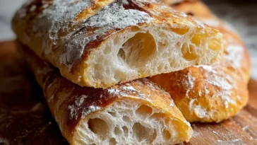 Artisan ciabatta bread
