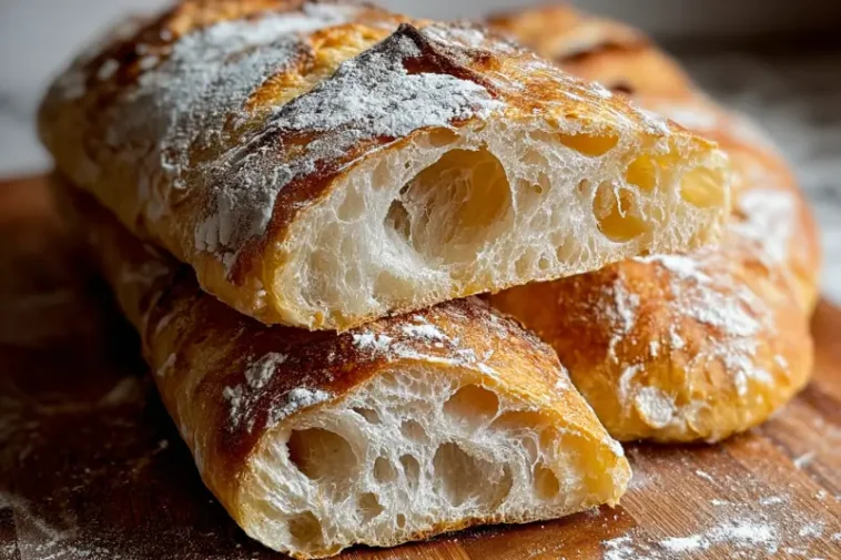 Artisan ciabatta bread