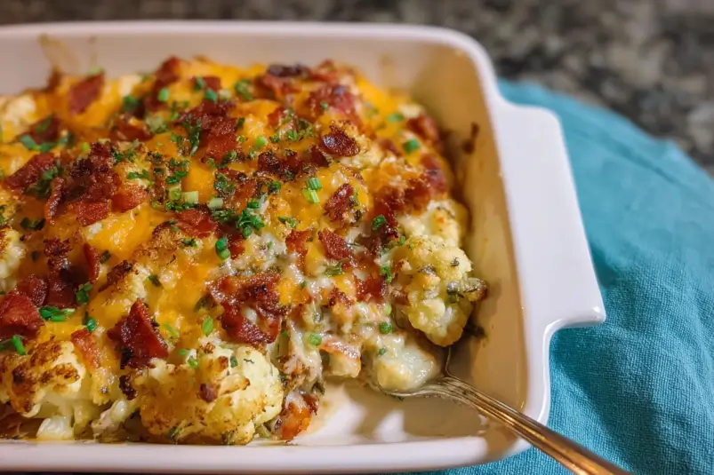 Cheesy Cauliflower Casserole
