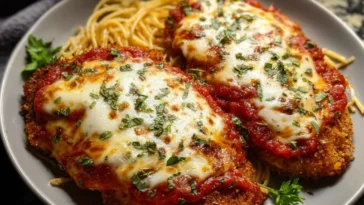Low-fat Chicken Parmesan