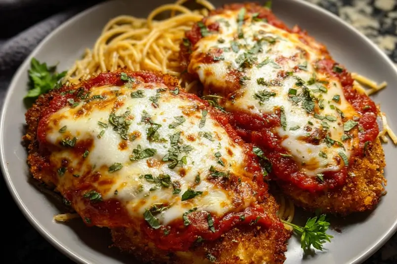 Low-fat Chicken Parmesan