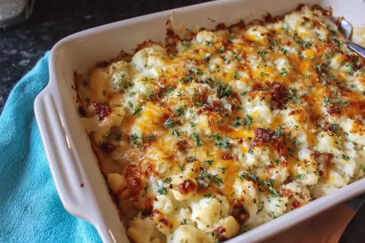 Cauliflower Cheese Bake