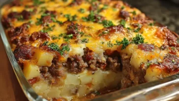 Beef and Potato Casserole