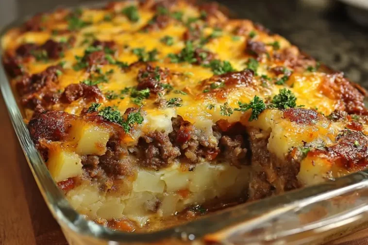 Beef and Potato Casserole