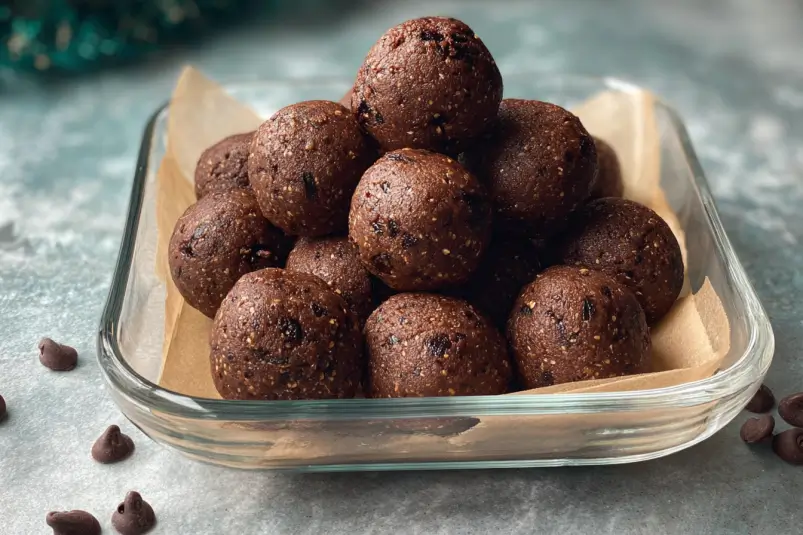 Double Chocolate Peanut Butter Cookie Dough Bliss Balls: A Bite-Sized Indulgence for Every Craving 4 Peanut Butter Bliss Balls