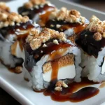 Chocolate Marshmallow Sushi