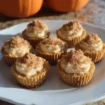 Mini pumpkin cheesecakes