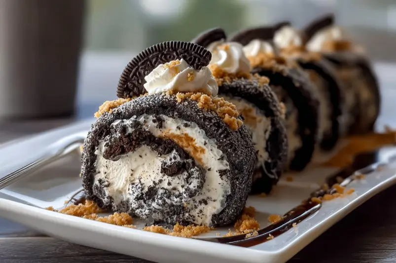 Oreo sushi dessert