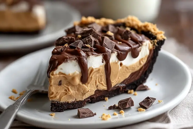 Indulge in Chocolate Peanut Butter Swirl Pie Bliss 4 Easy peanut butter chocolate pie