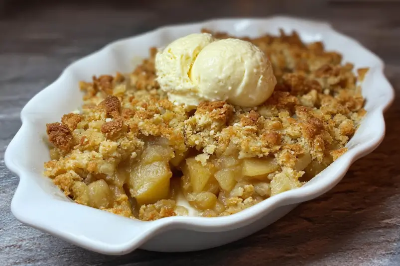 Easy Delicious Pear Crumble (Best Recipe) 4 Simple Pear Crumble