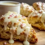 Holiday peppermint scones