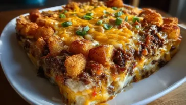 Beef Cheesesteak Casserole