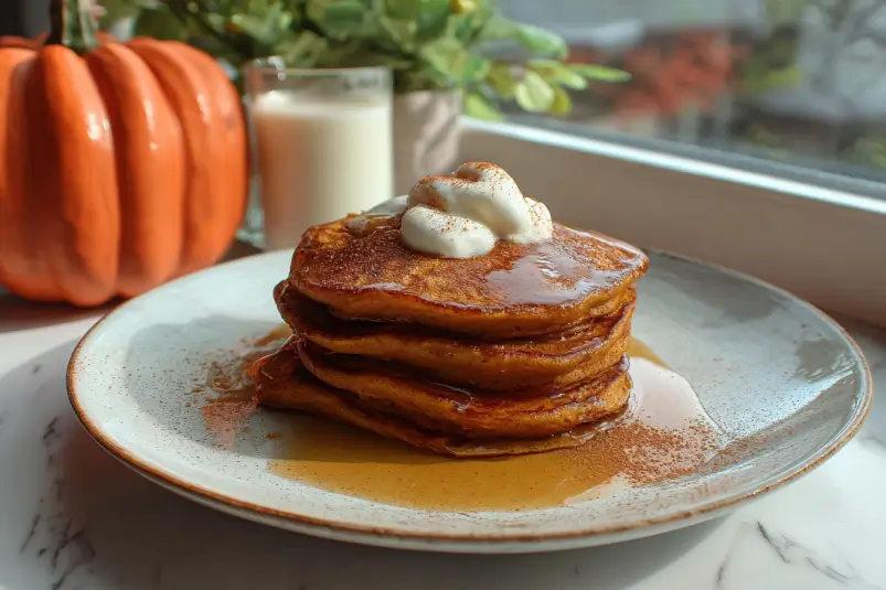 Pumpkin Pie Spice Pancakes 4 Pumpkin Pancakes