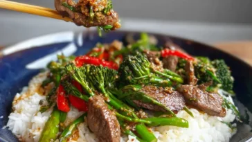 Asian steak stir fry