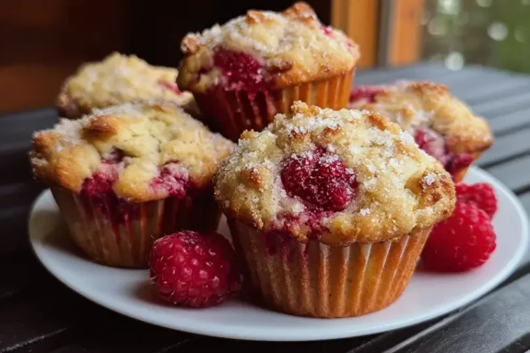 Fluffy Raspberry Muffins