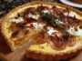 Pumpkin onion cheese tart