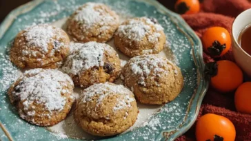 Fall persimmon dessert