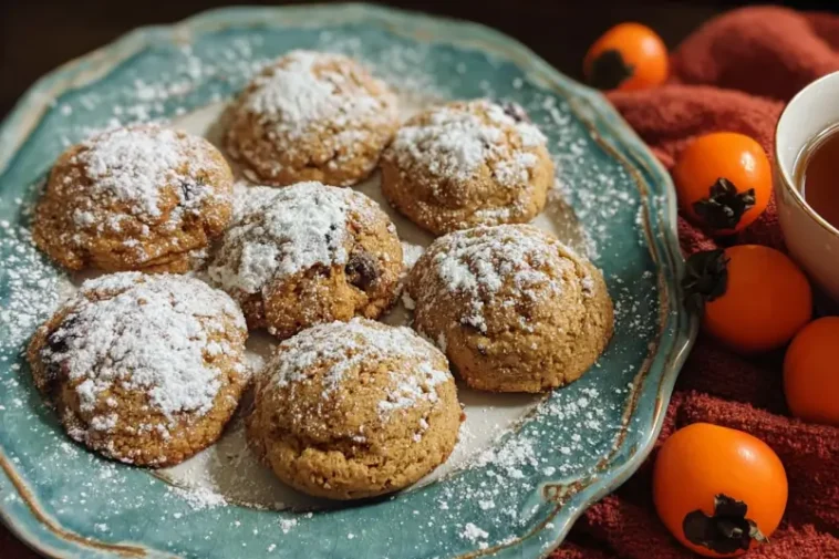 Fall persimmon dessert