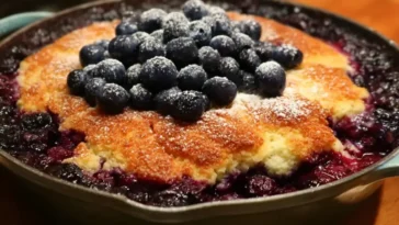 Easy blueberry cobbler recipe