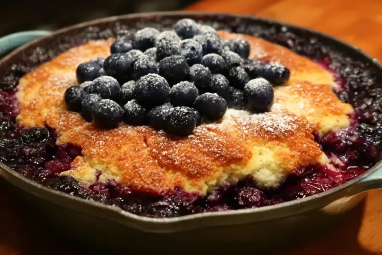 Easy blueberry cobbler recipe