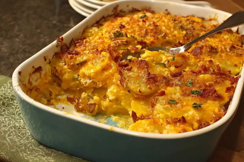 Southern squash casserole