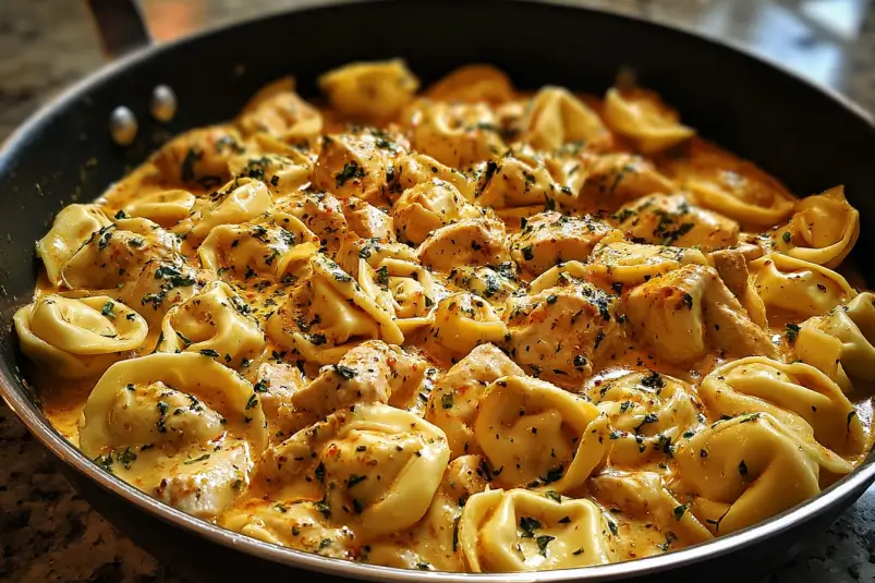 One-Pot Spicy Garlic Butter Chicken Tortellini: Bold Flavor, Simple Cooking 4 Creamy Garlic Butter Tortellini