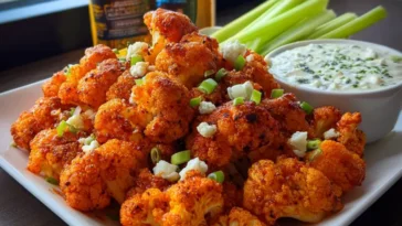 Healthy buffalo wings