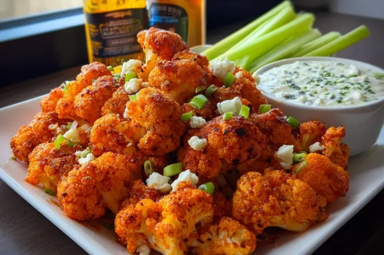 Healthy buffalo wings