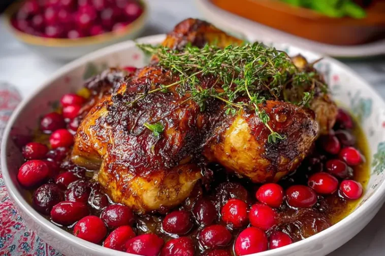 Holiday cranberry chicken