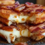 Donut breakfast grilled cheese