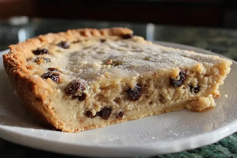 Norwegian Sour Cream and Raisin Pie 4 Norwegian custard pie