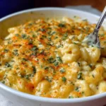 homemade mac and cheese with four cheeses