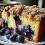 blueberry streusel cake