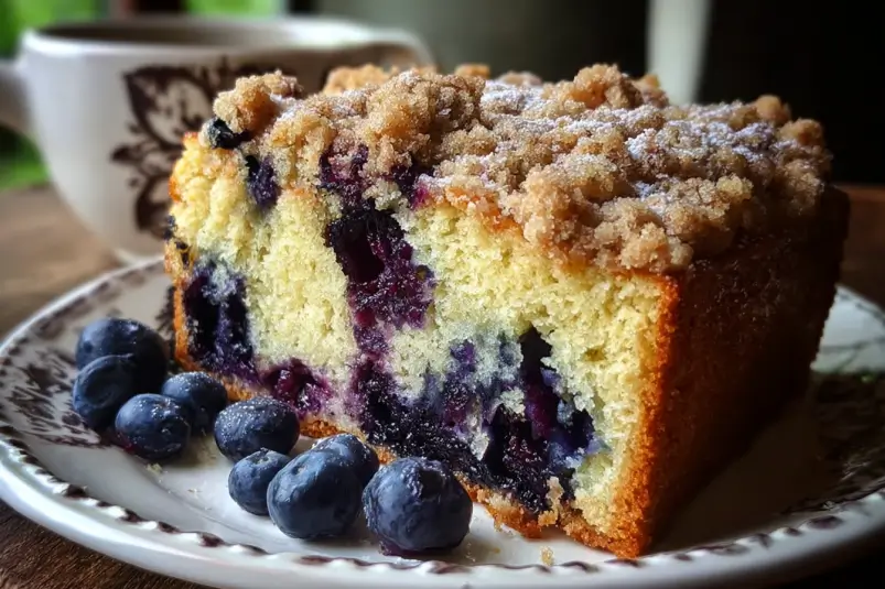 blueberry streusel cake