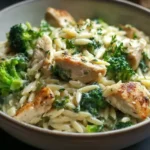 one-pan chicken and broccoli pasta