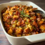 homemade stuffing with sausage