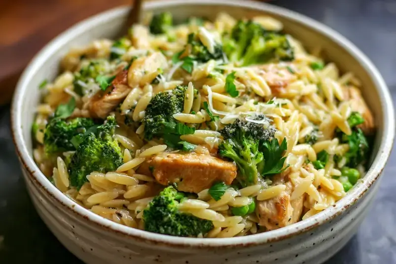 Easy Chicken and Broccoli Orzo: A Complete Guide 4 creamy chicken orzo